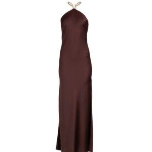 DANNIJO COCO HALTER MAXI WITH CHAIN